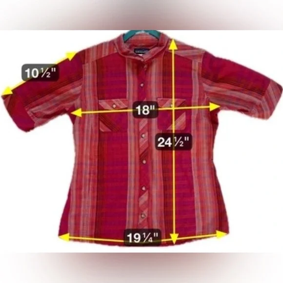 Patagonia Women’s Lightweight Organic Cotton Short‑Sleeve‎ Outdoor Casual Sz 6 - Picture 5 of 12